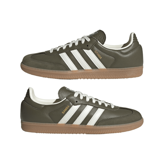 Men's Adidas Samba OG "Medium Raw Khaki Gum"