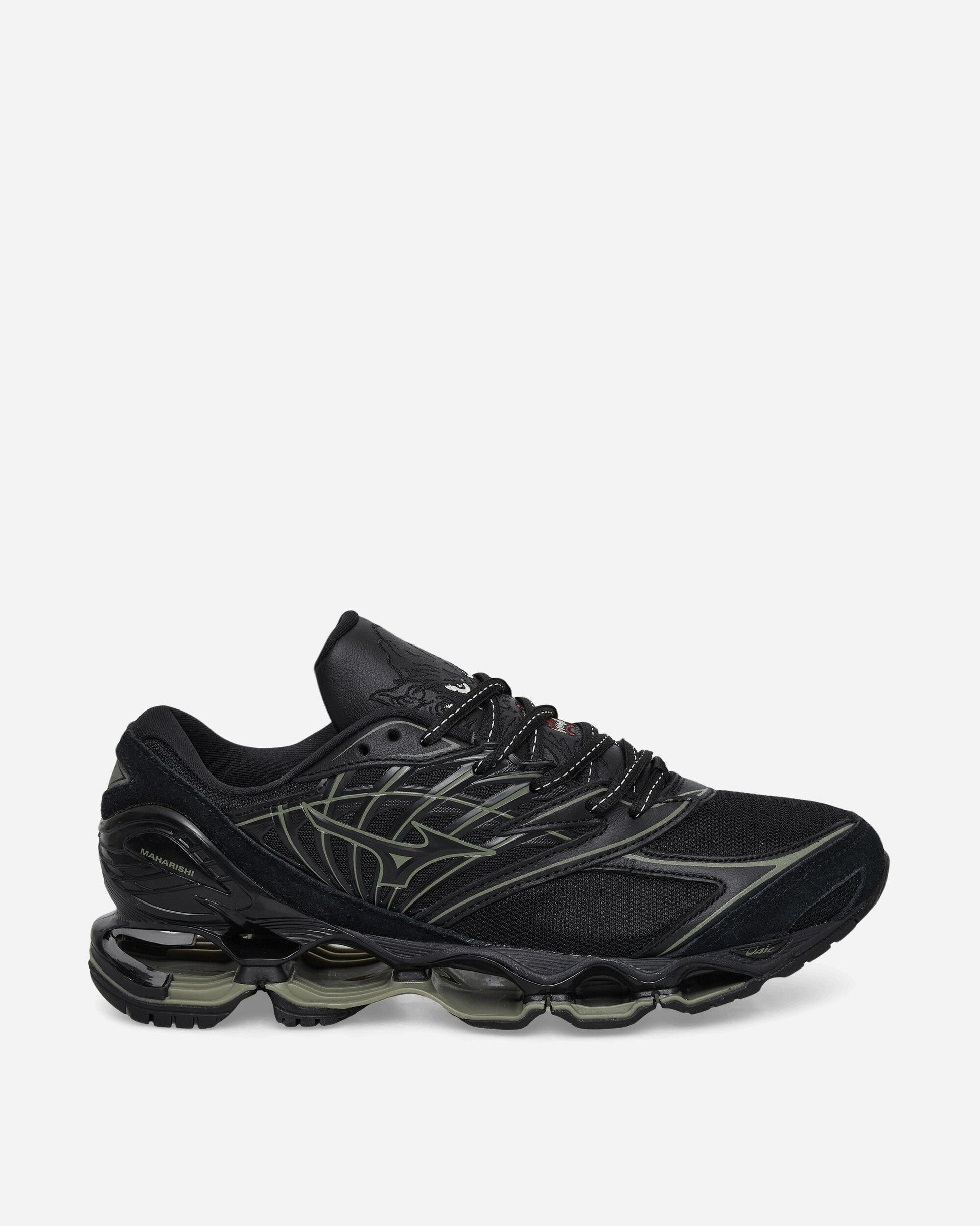 Maharishi Wave Prophecy LS Sneakers Black / Metallic Gray