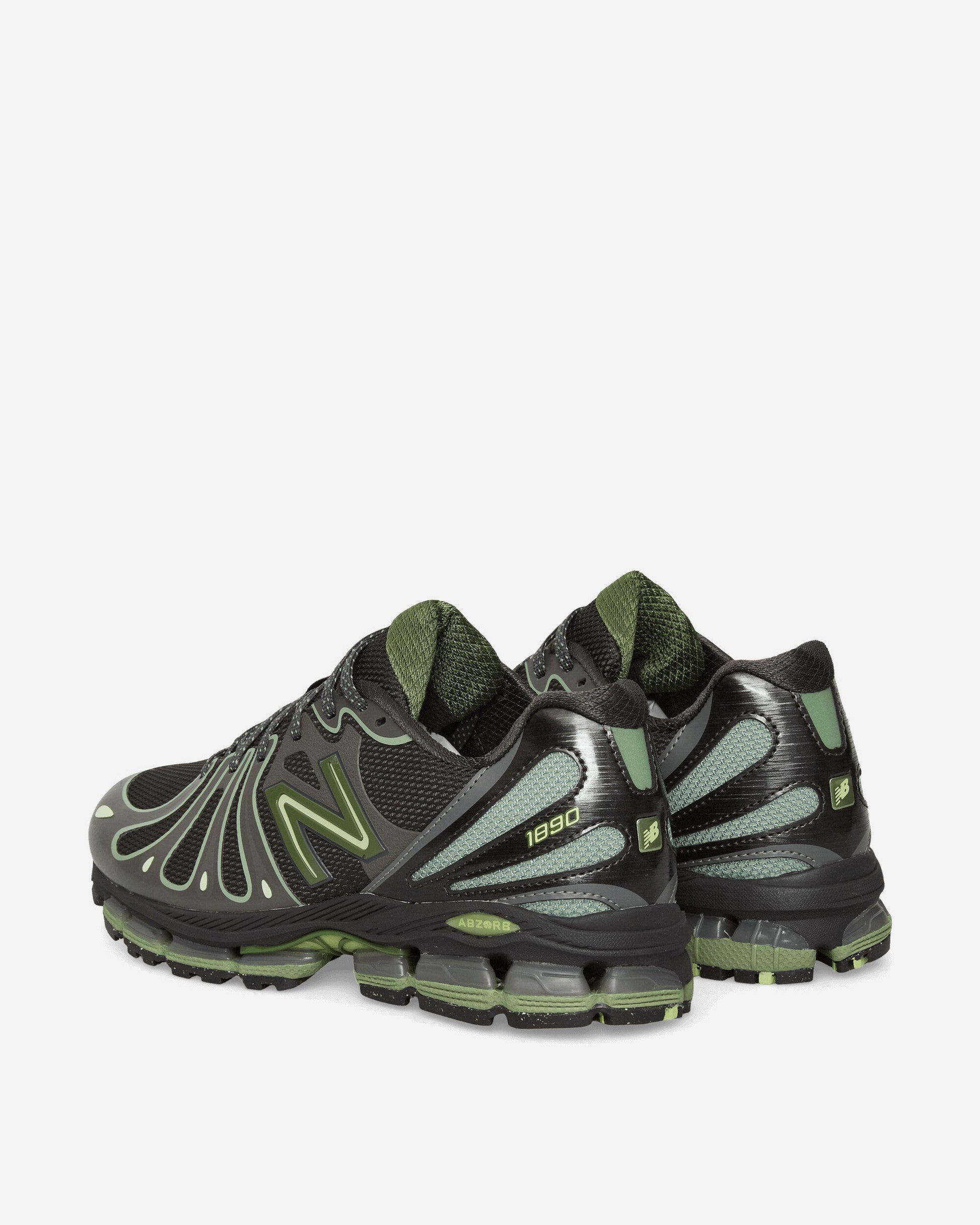 1890 Sneakers Faded Black / Utility Green