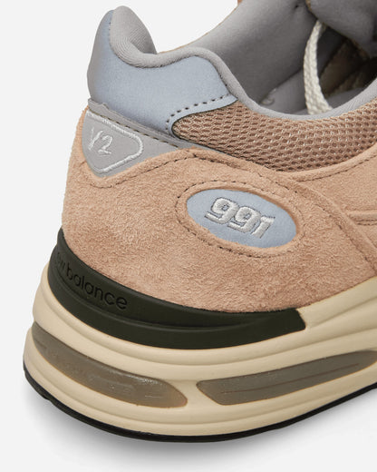 Made in UK 991v2 Sneakers Cuban Sand / Harbor Mist / Silver
