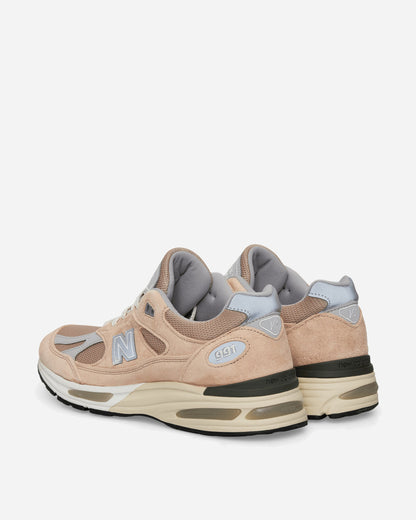 Made in UK 991v2 Sneakers Cuban Sand / Harbor Mist / Silver