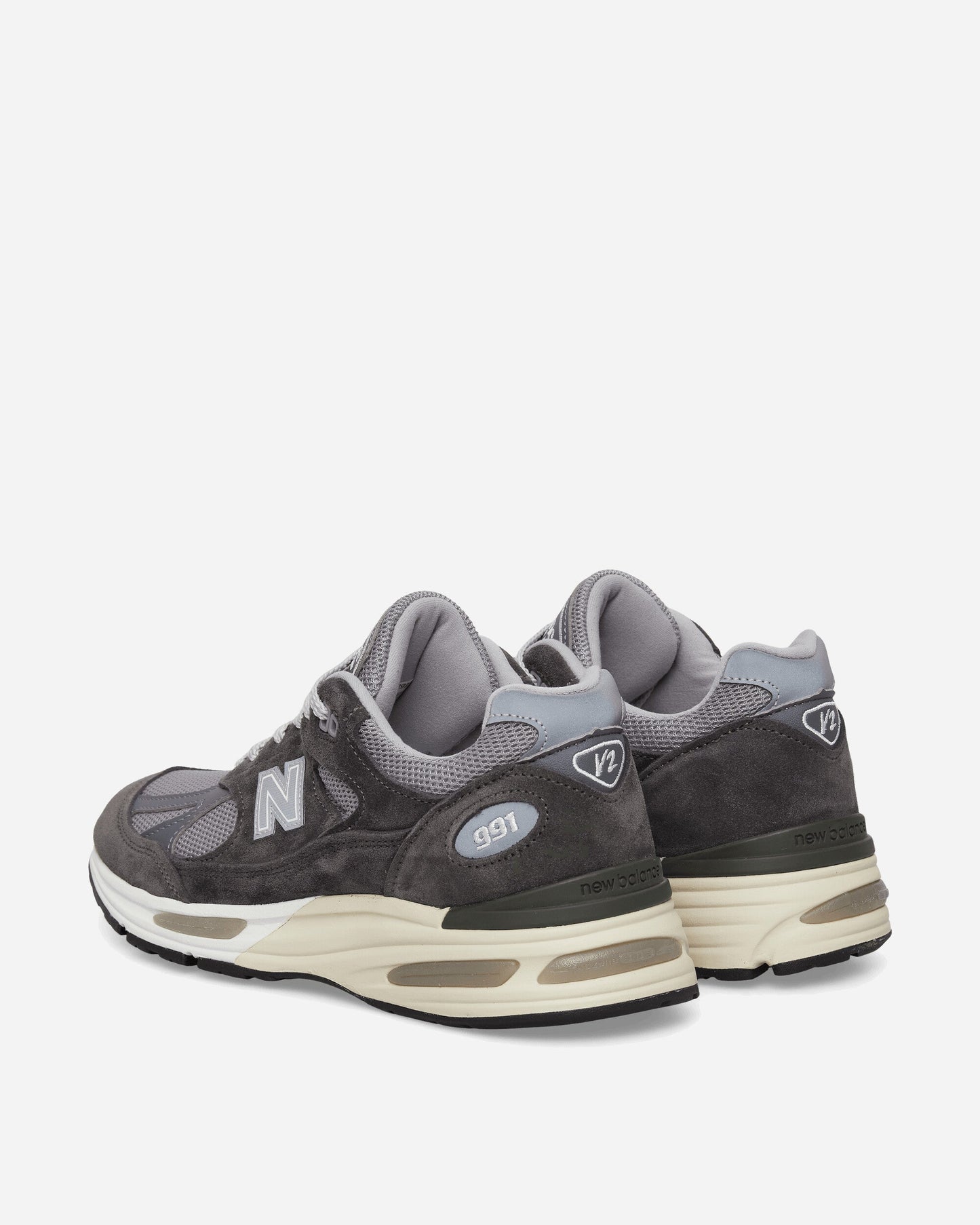 Made in UK 991v2 Sneakers Forged Iron / Alloy / Smoked Pearl
