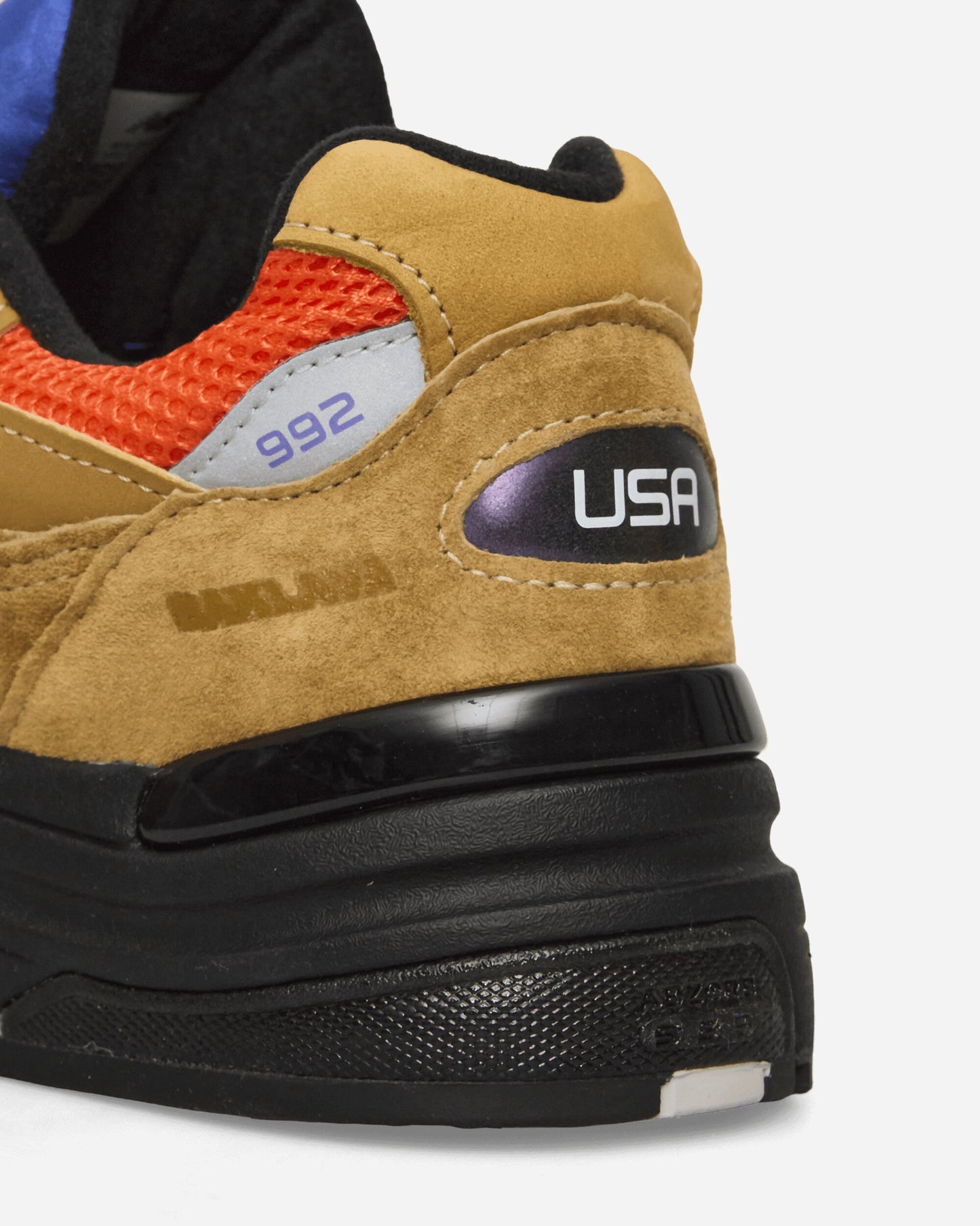 Action Bronson Made in USA 992 Sneakers Tan / Blue / Orange