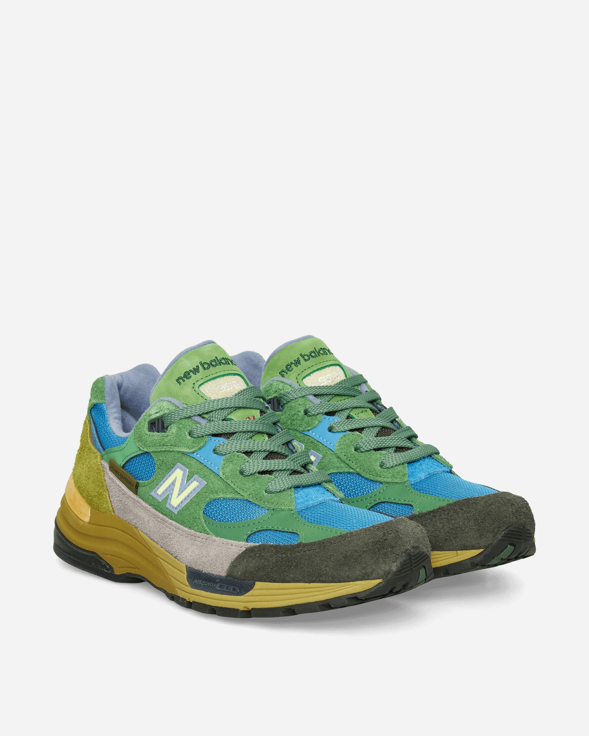 Salehe Bembury MADE in USA 992 Sneakers Green / Sky Blue