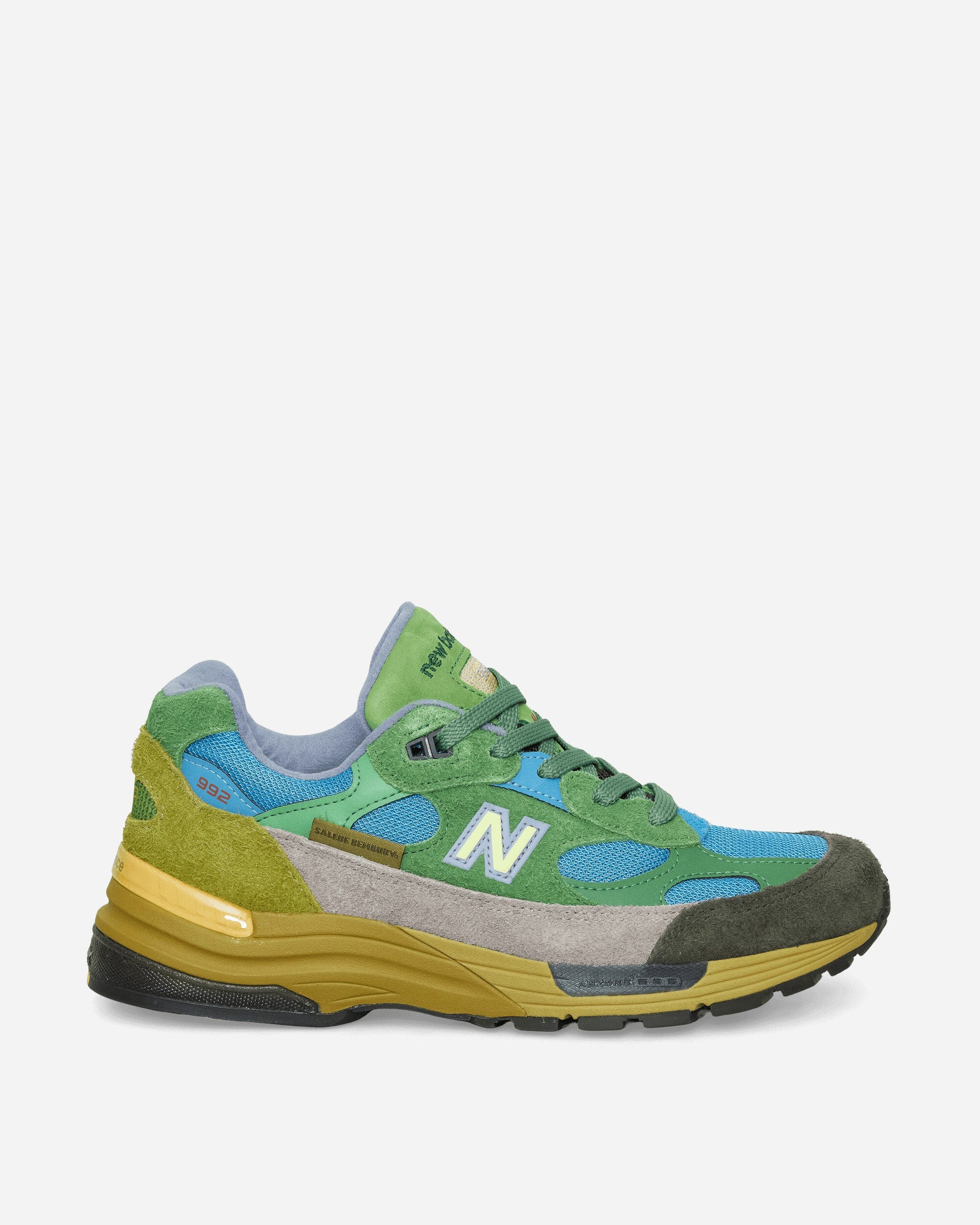 Salehe Bembury MADE in USA 992 Sneakers Green / Sky Blue