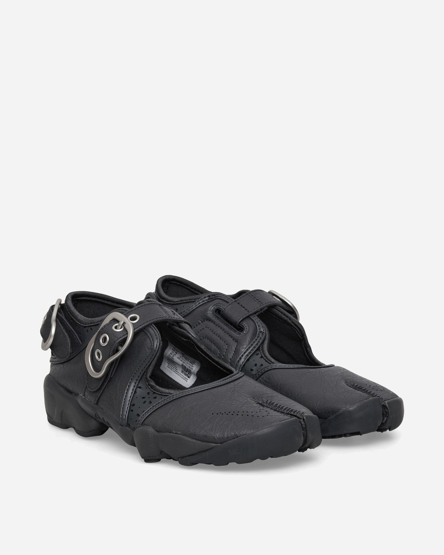Women's Air Rift Leather Sandals Black