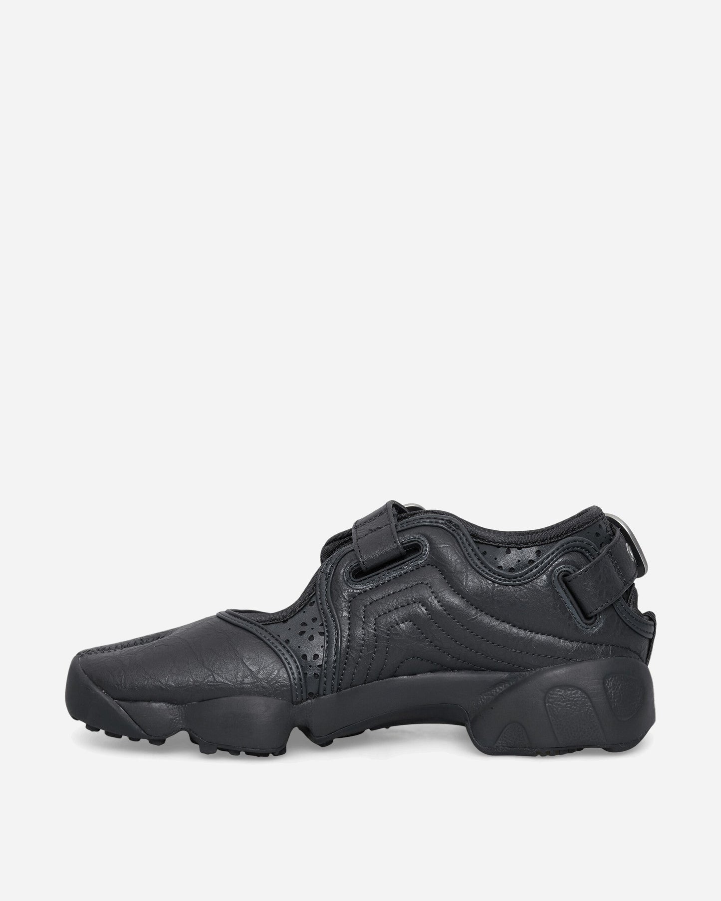 Women's Air Rift Leather Sandals Black