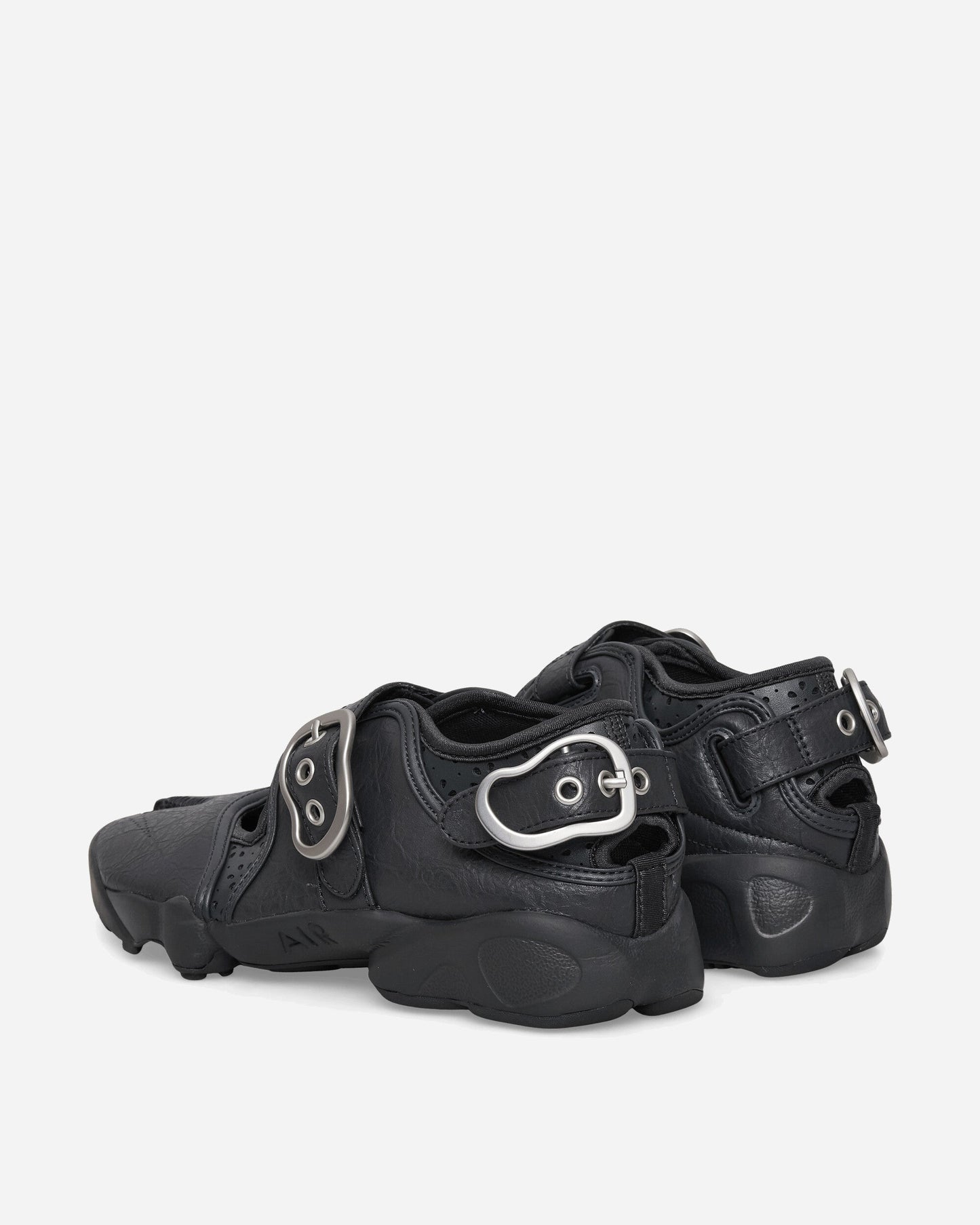 Women's Air Rift Leather Sandals Black