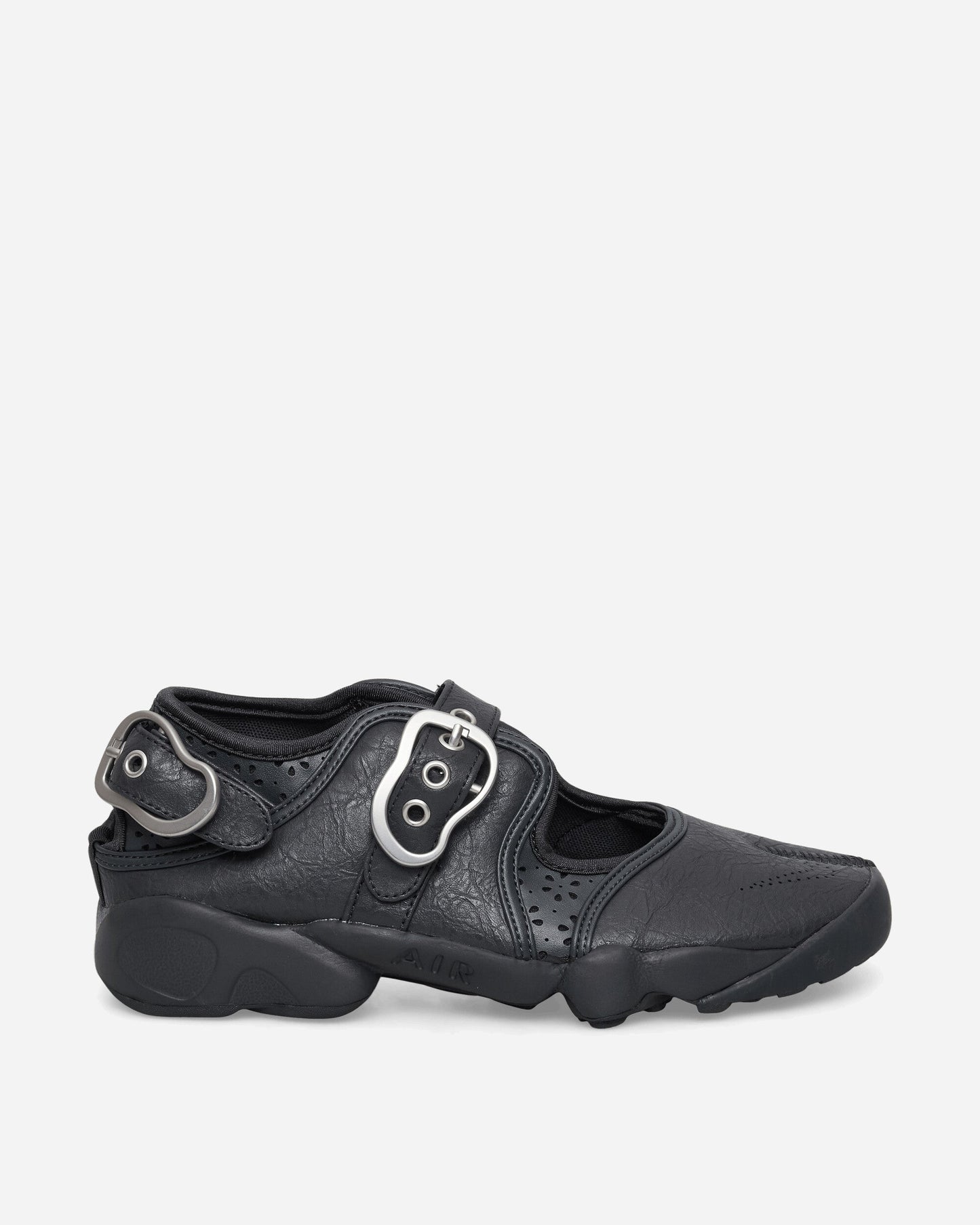 Women's Air Rift Leather Sandals Black