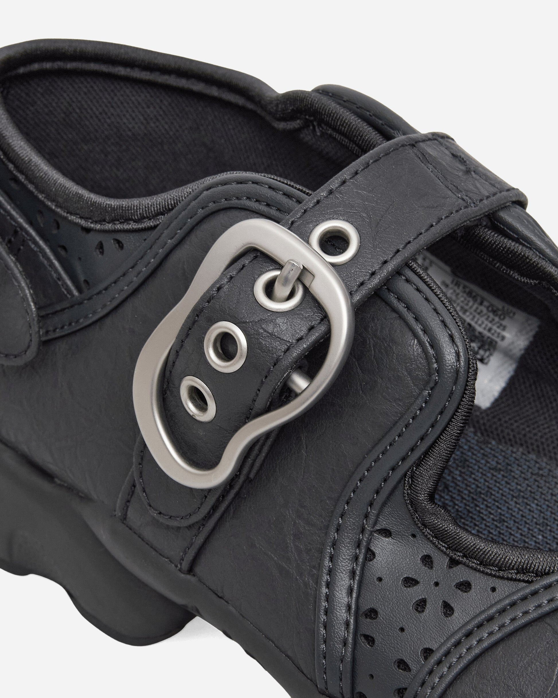Women's Air Rift Leather Sandals Black