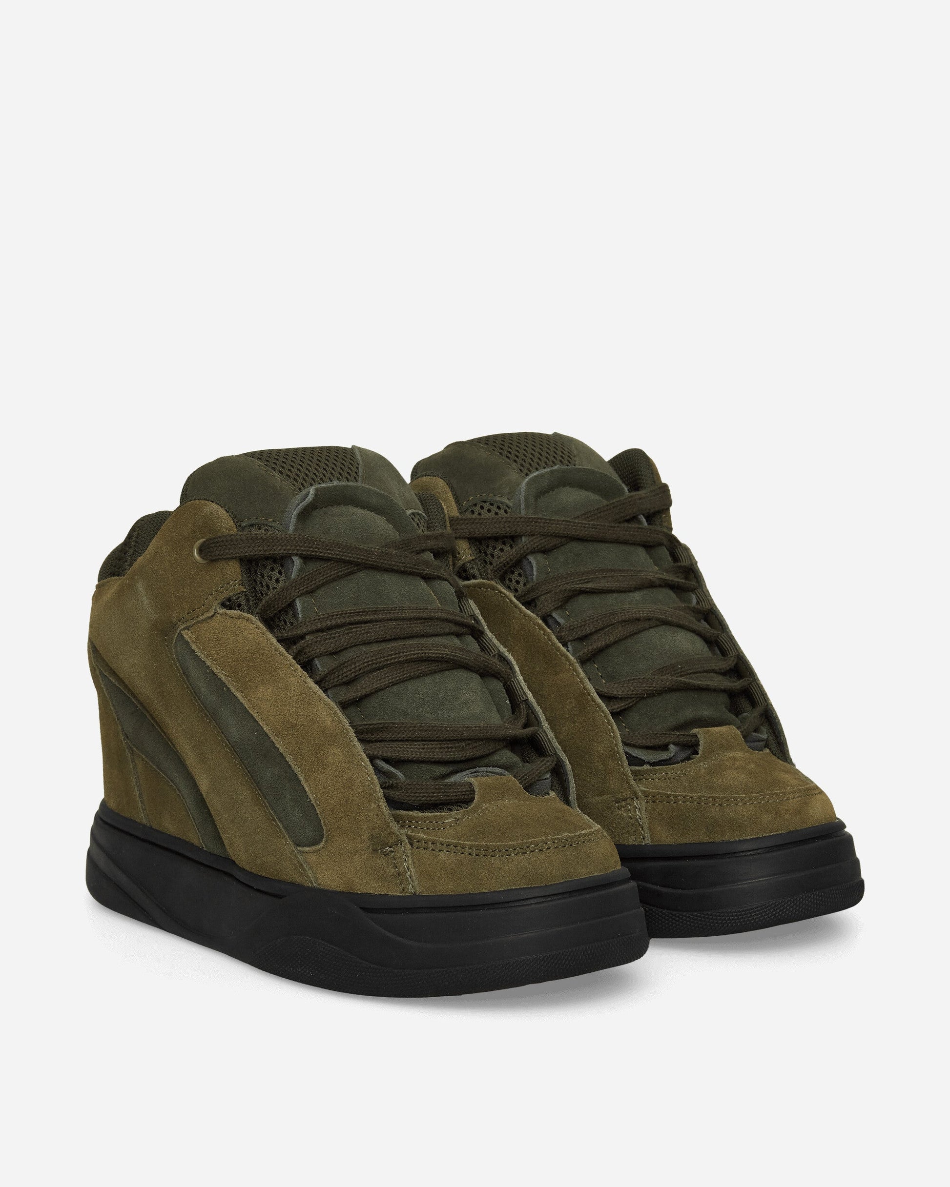Women's Sneaker Heels Khaki