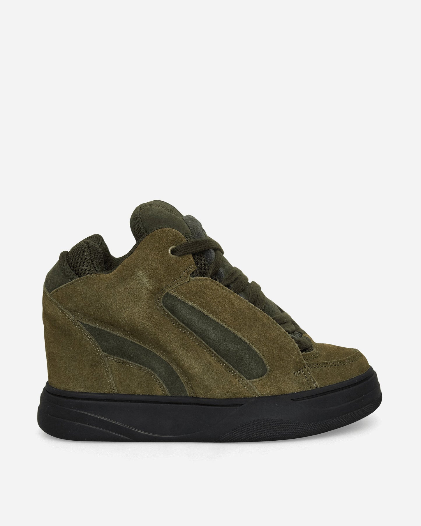 Women's Sneaker Heels Khaki