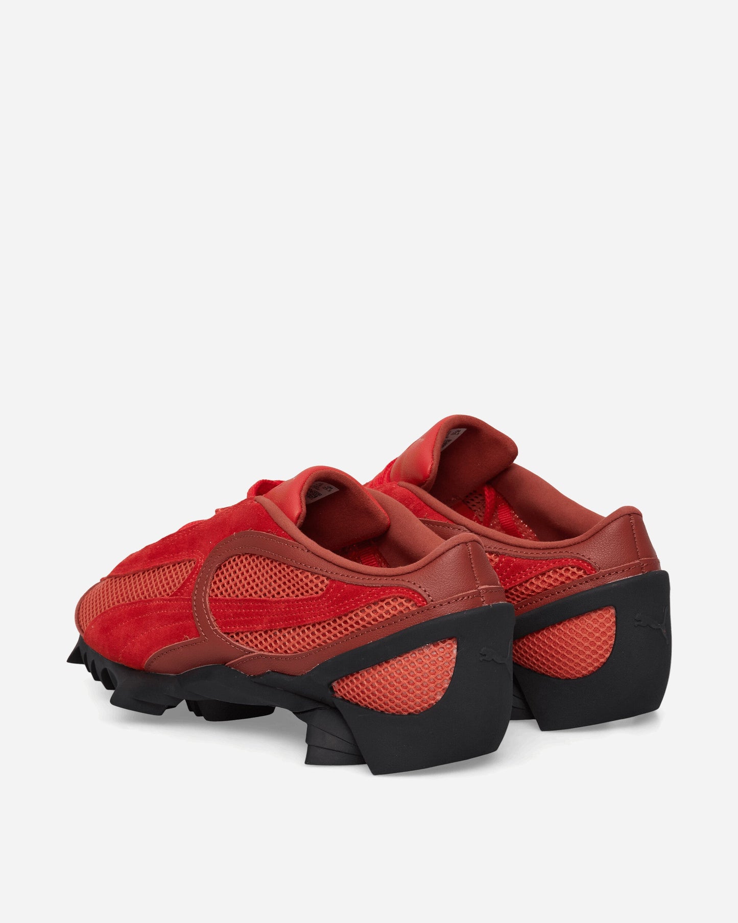 Beisser Waxed Sneakers Bordeaux Red / Candy Apple