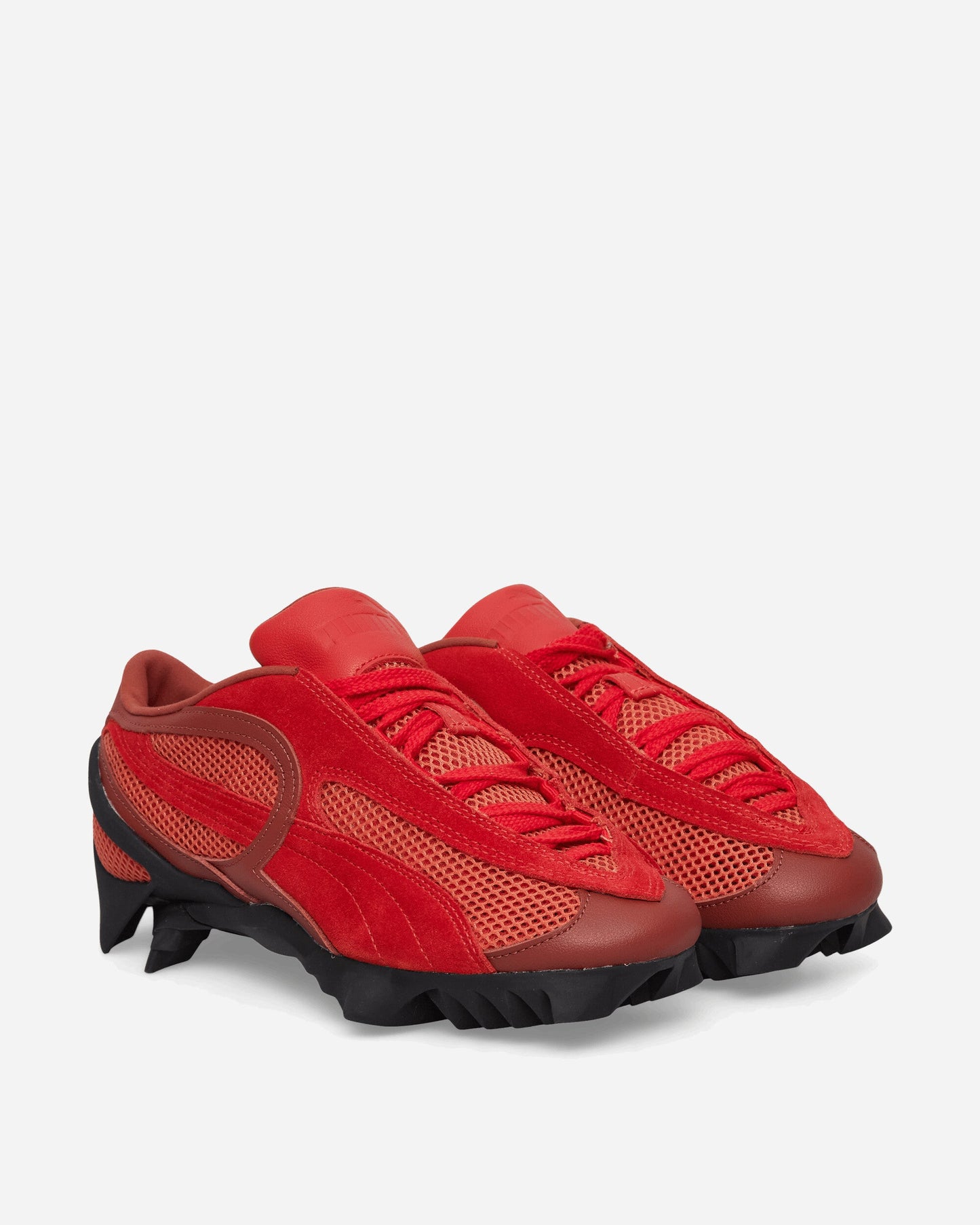 Beisser Waxed Sneakers Bordeaux Red / Candy Apple