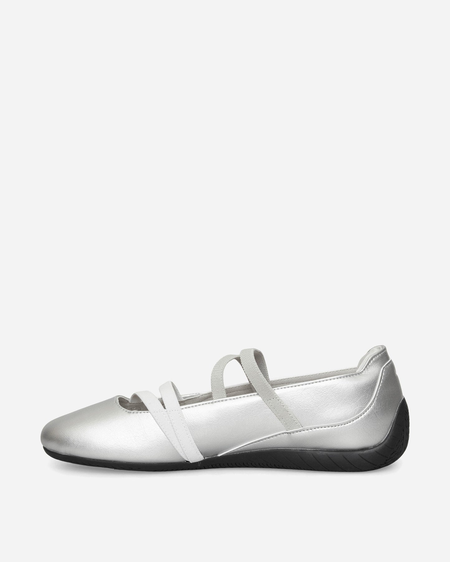 Women's Speedcat Ballet Metallic Shoes Silver / White