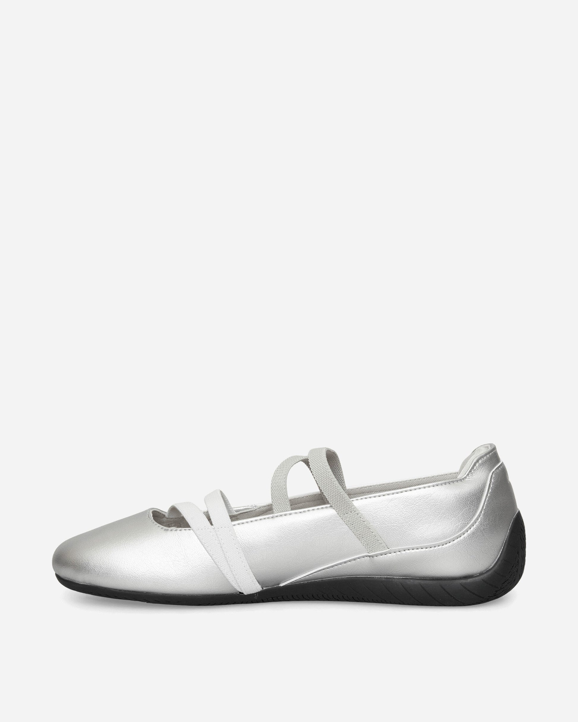 Women's Speedcat Ballet Metallic Shoes Silver / White
