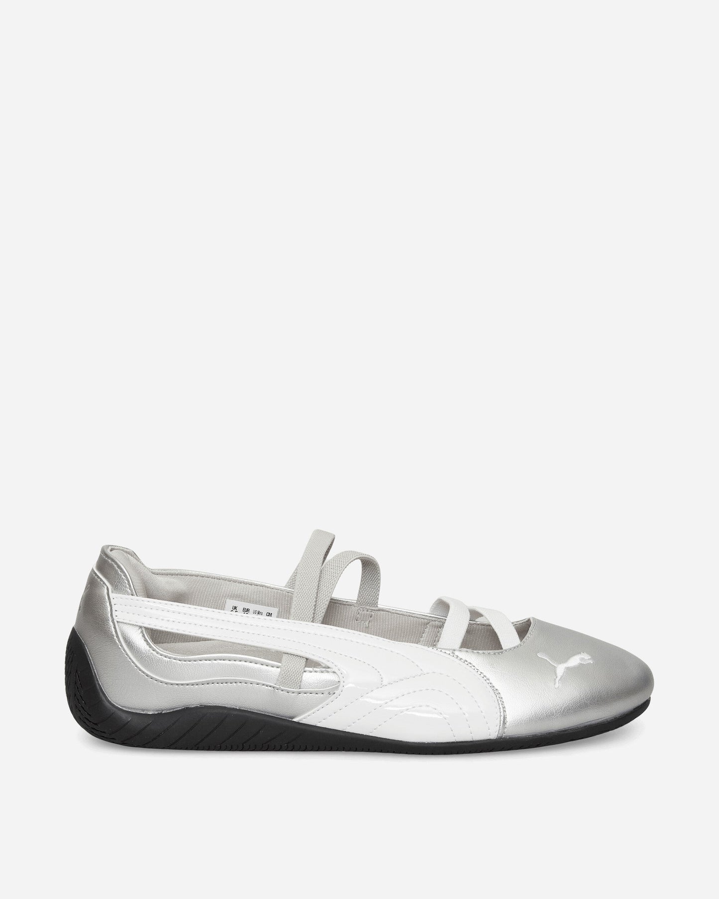 Women's Speedcat Ballet Metallic Shoes Silver / White