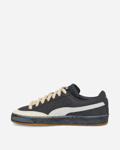 Nahmias Suede Vintage Black Sneakers Flat Dark Gray / Honey Butter