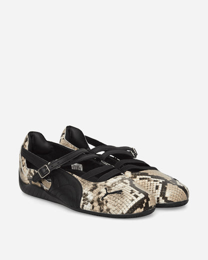 Women's Speedcat Ballet Snake Print Shoes Black / Vapor Gray