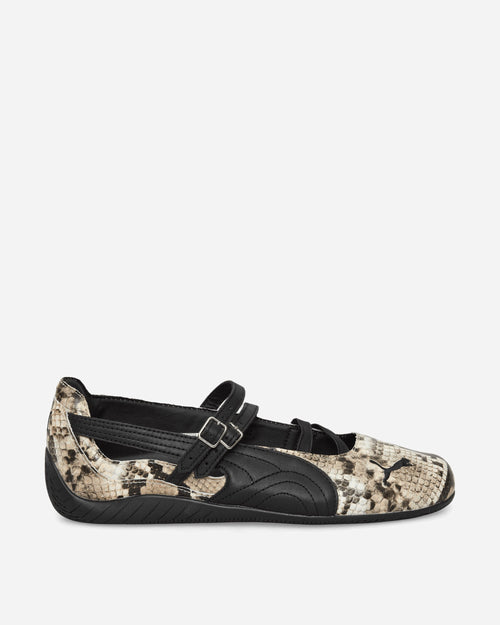 Women's Speedcat Ballet Snake Print Shoes Black / Vapor Gray