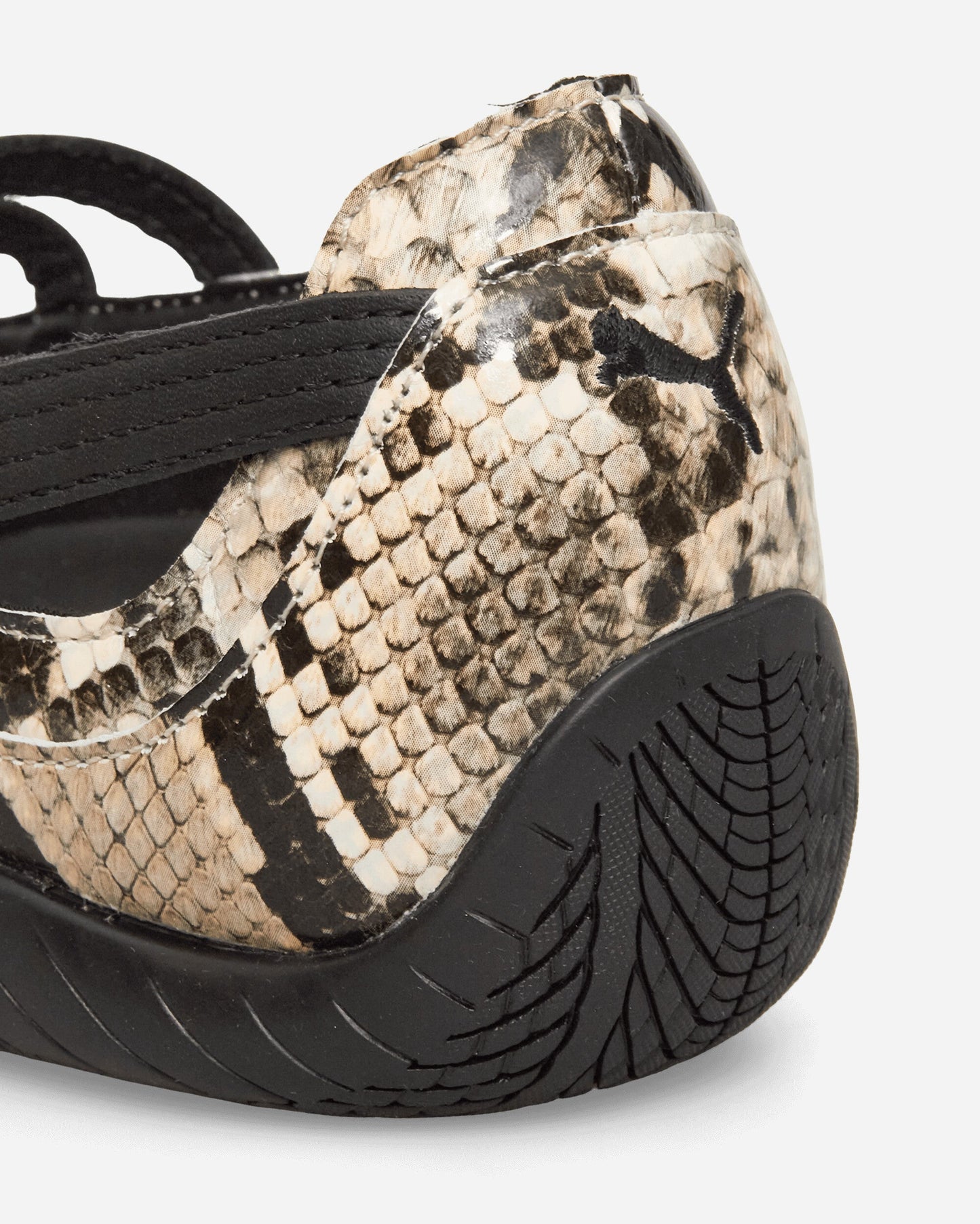 Women's Speedcat Ballet Snake Print Shoes Black / Vapor Gray