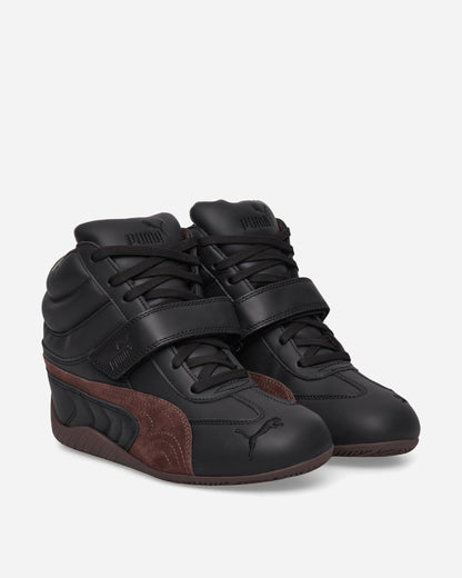 Women's Speedcat Wedge Sneakers Black / Chocolate Brown