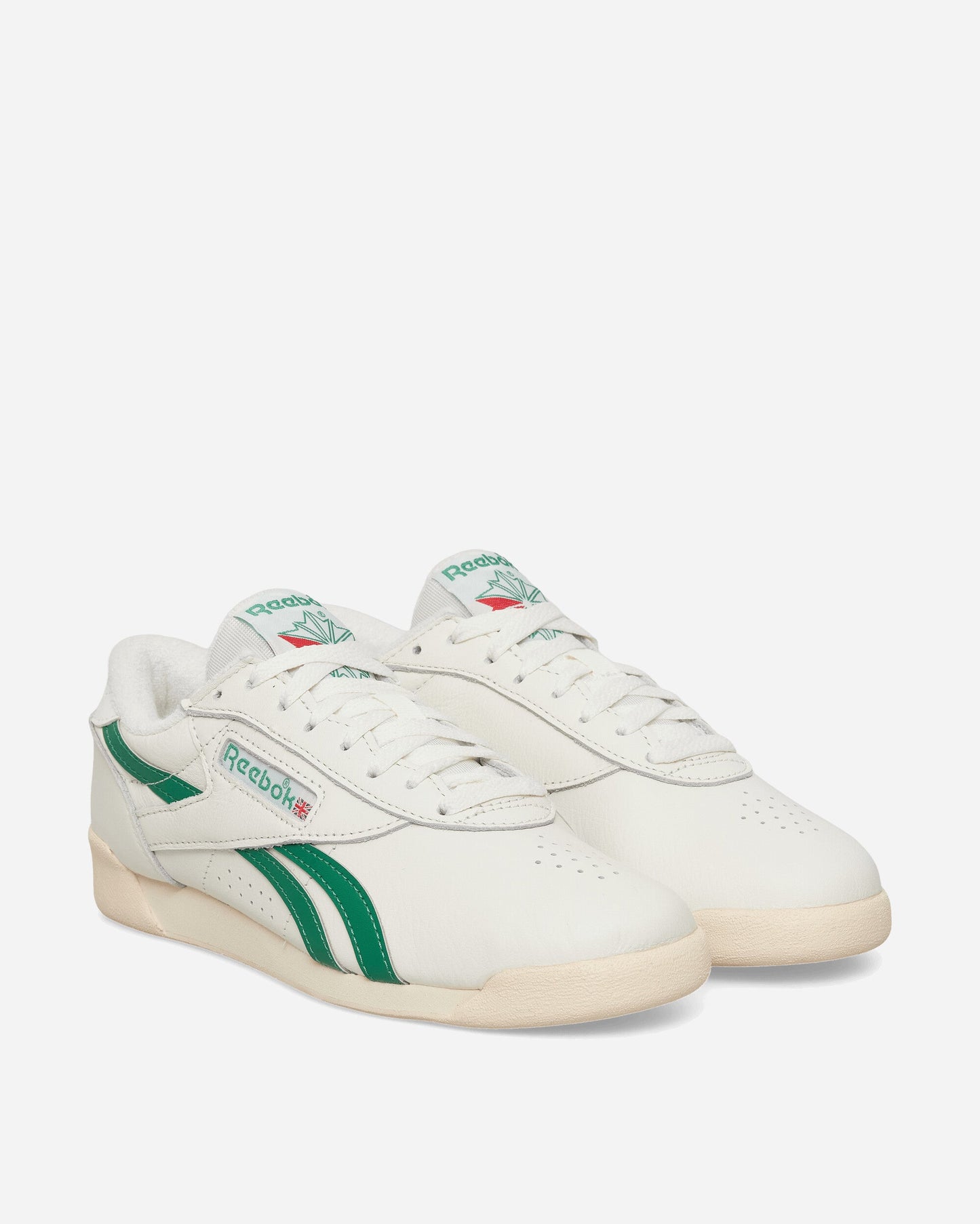 Women's Freestyle Low Sneakers Chalk / Glen Green / Paper White