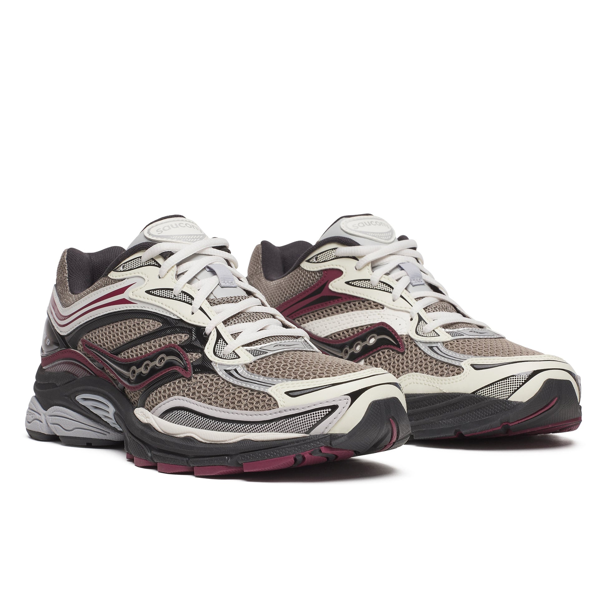 Saucony ProGrid Omni 9 Tan/Maroon