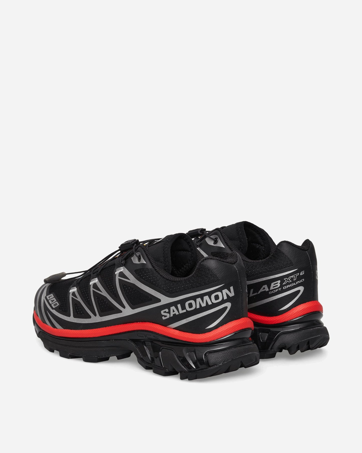 XT-6 Sneakers Black / Fiery Red / Silver