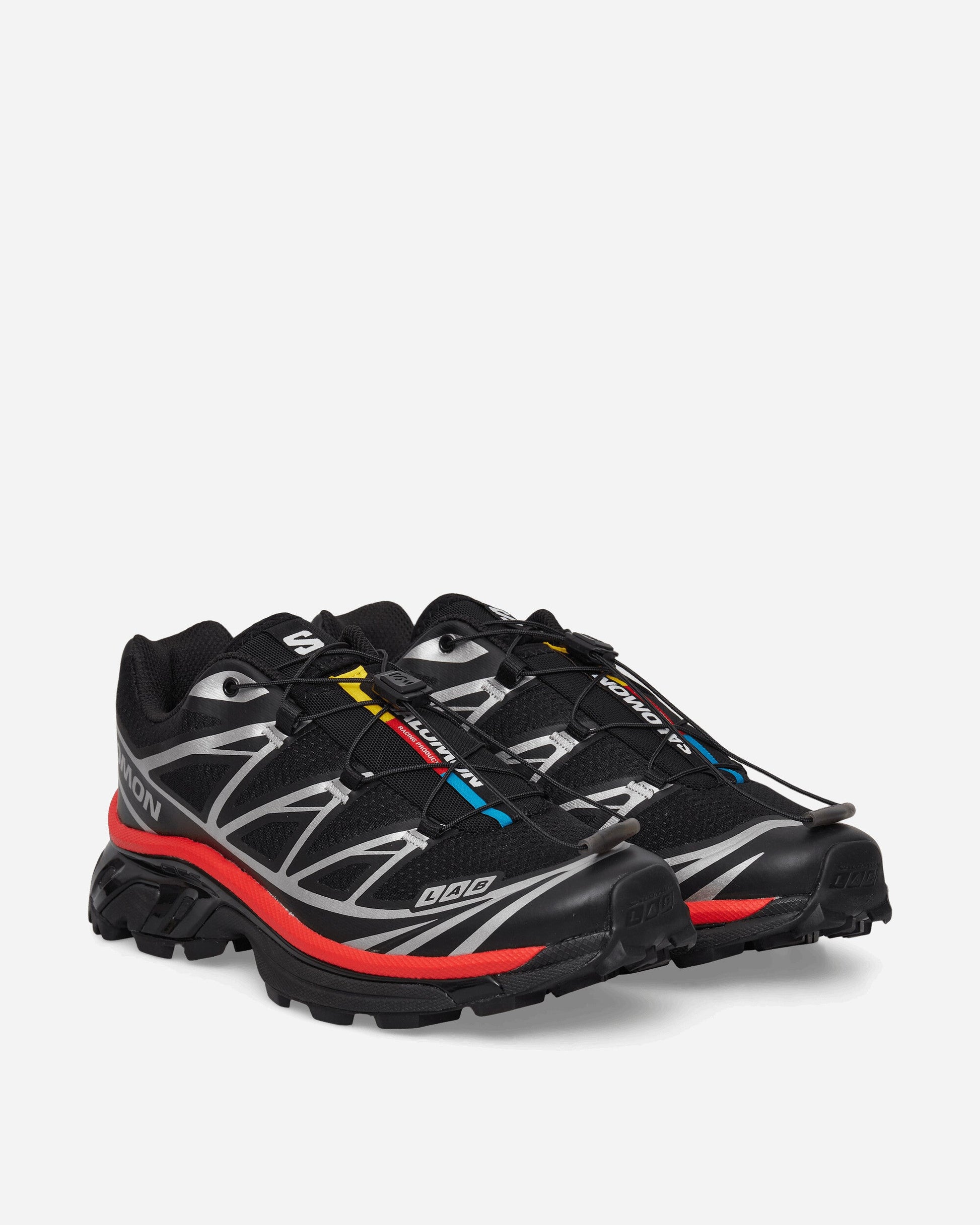 XT-6 Sneakers Black / Fiery Red / Silver