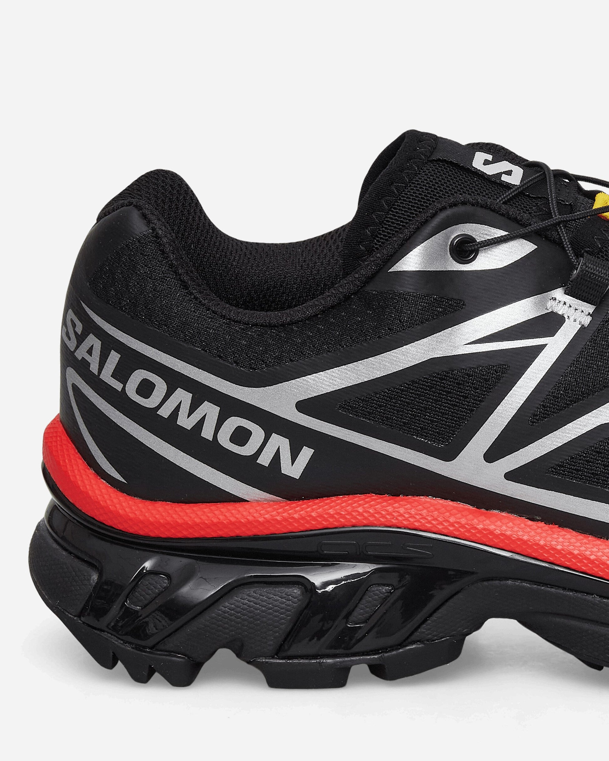 XT-6 Sneakers Black / Fiery Red / Silver