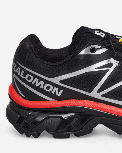 XT-6 Sneakers Black / Fiery Red / Silver
