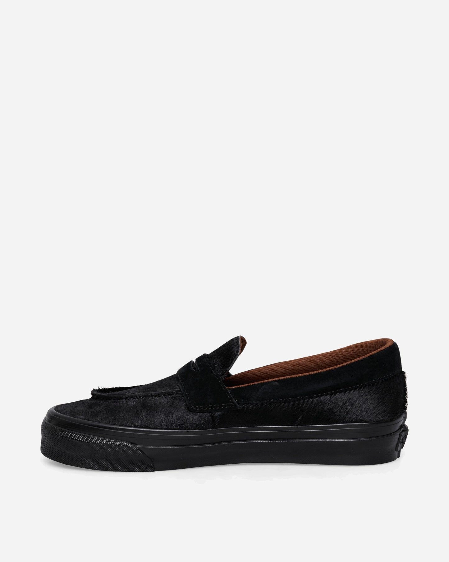 Premium Pony Hair Loafers Black