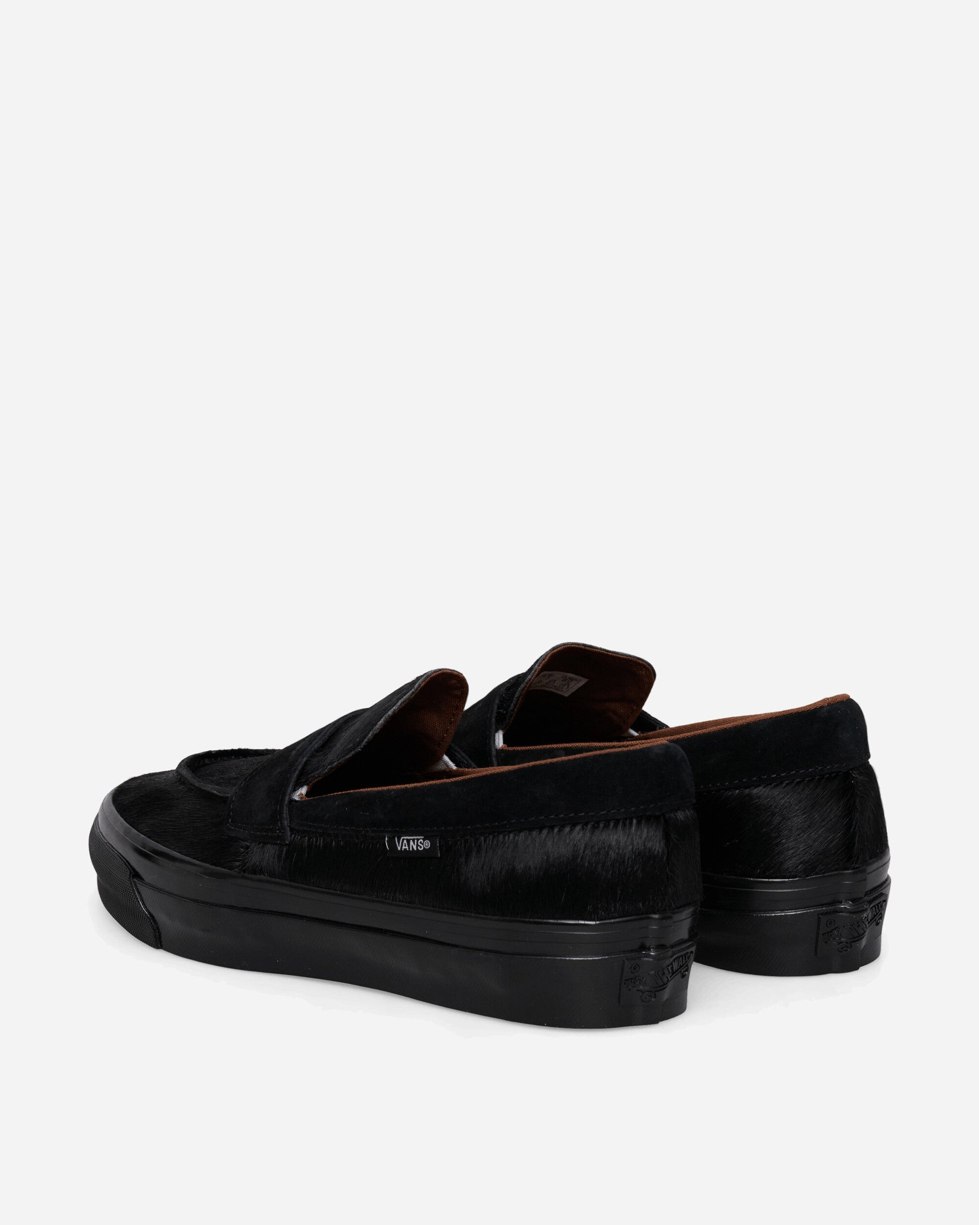 Premium Pony Hair Loafers Black