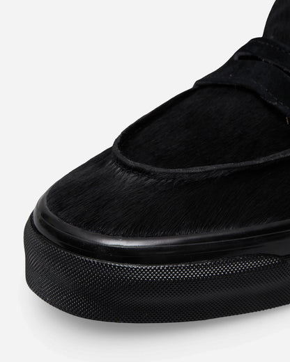 Premium Pony Hair Loafers Black