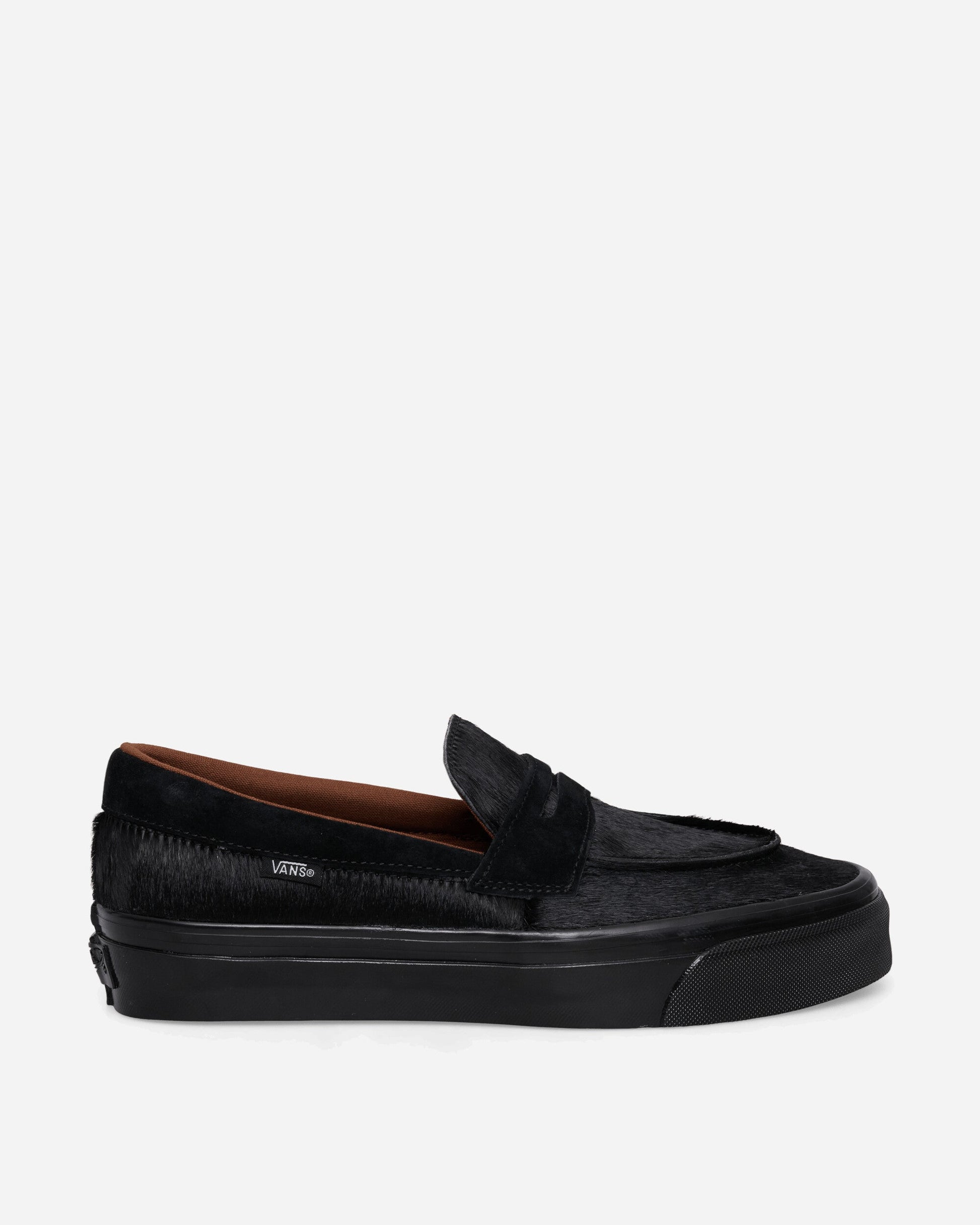 Premium Pony Hair Loafers Black