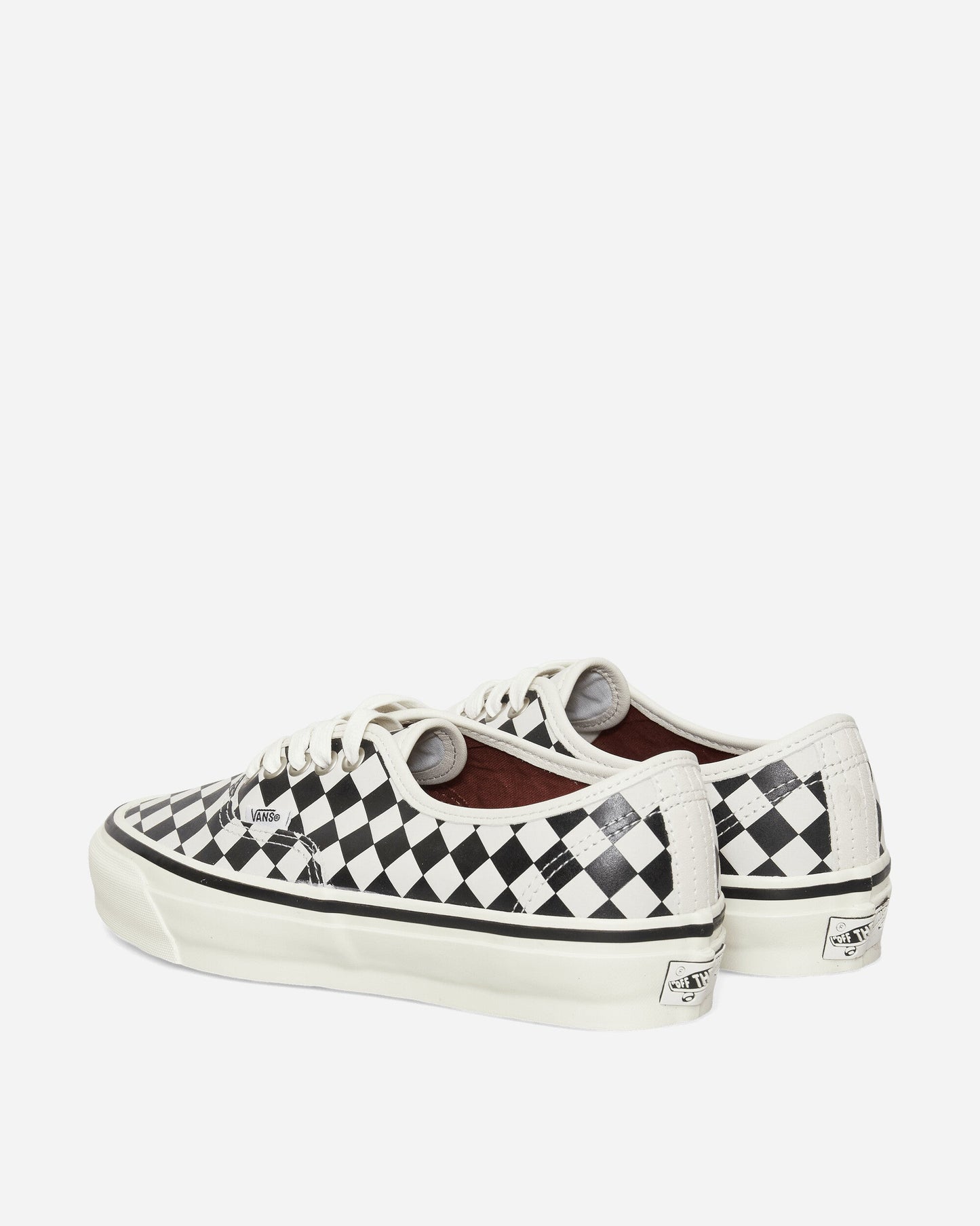 Authentic 44 Diamond Check Sneakers Black / White