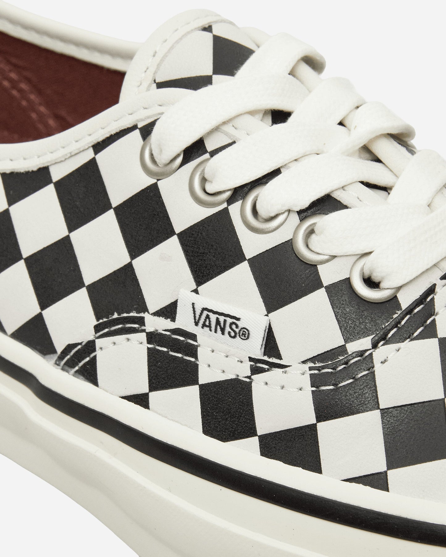 Authentic 44 Diamond Check Sneakers Black / White