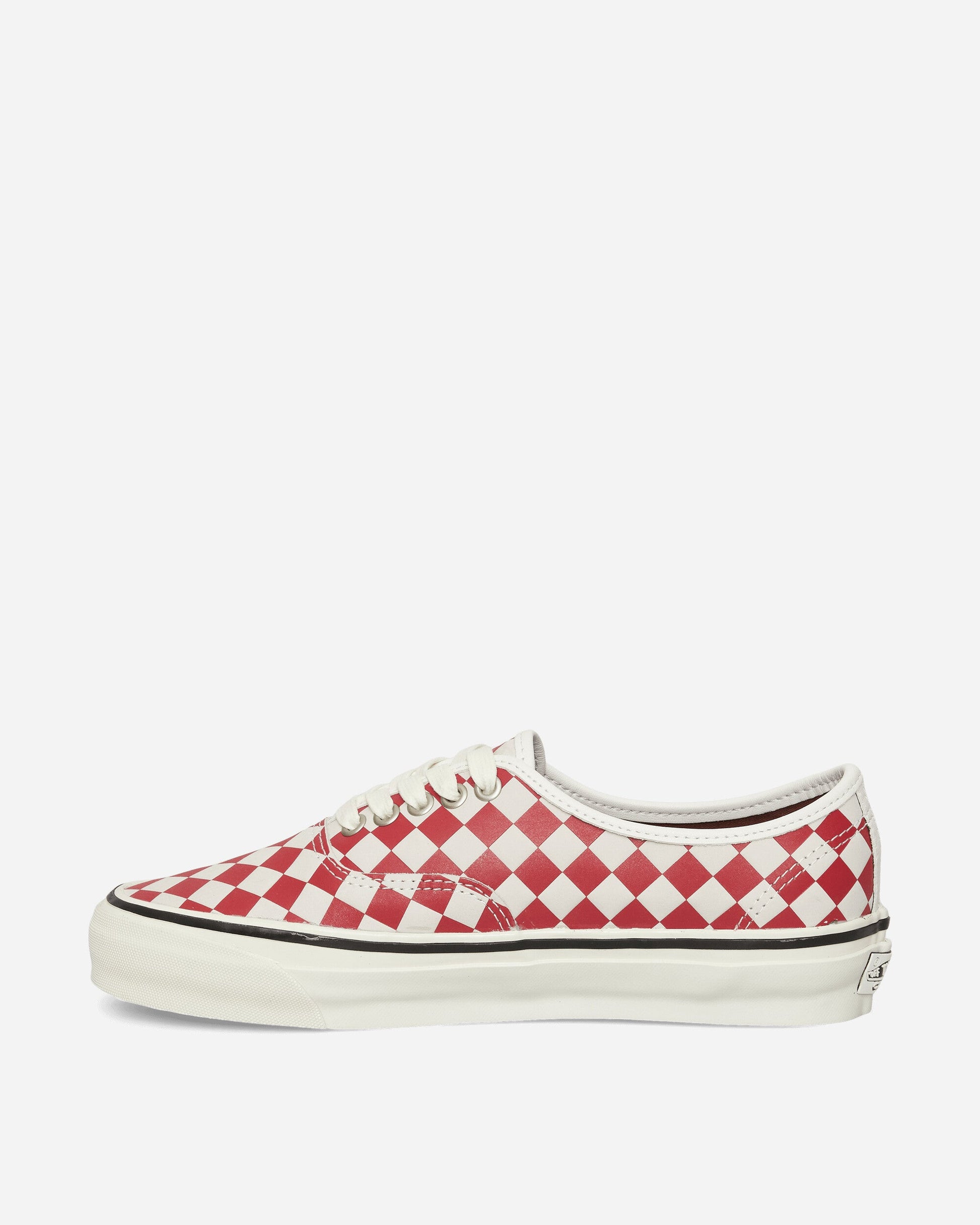 Authentic 44 Diamond Check Sneakers Red / Marshmallow