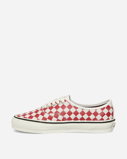 Authentic 44 Diamond Check Sneakers Red / Marshmallow