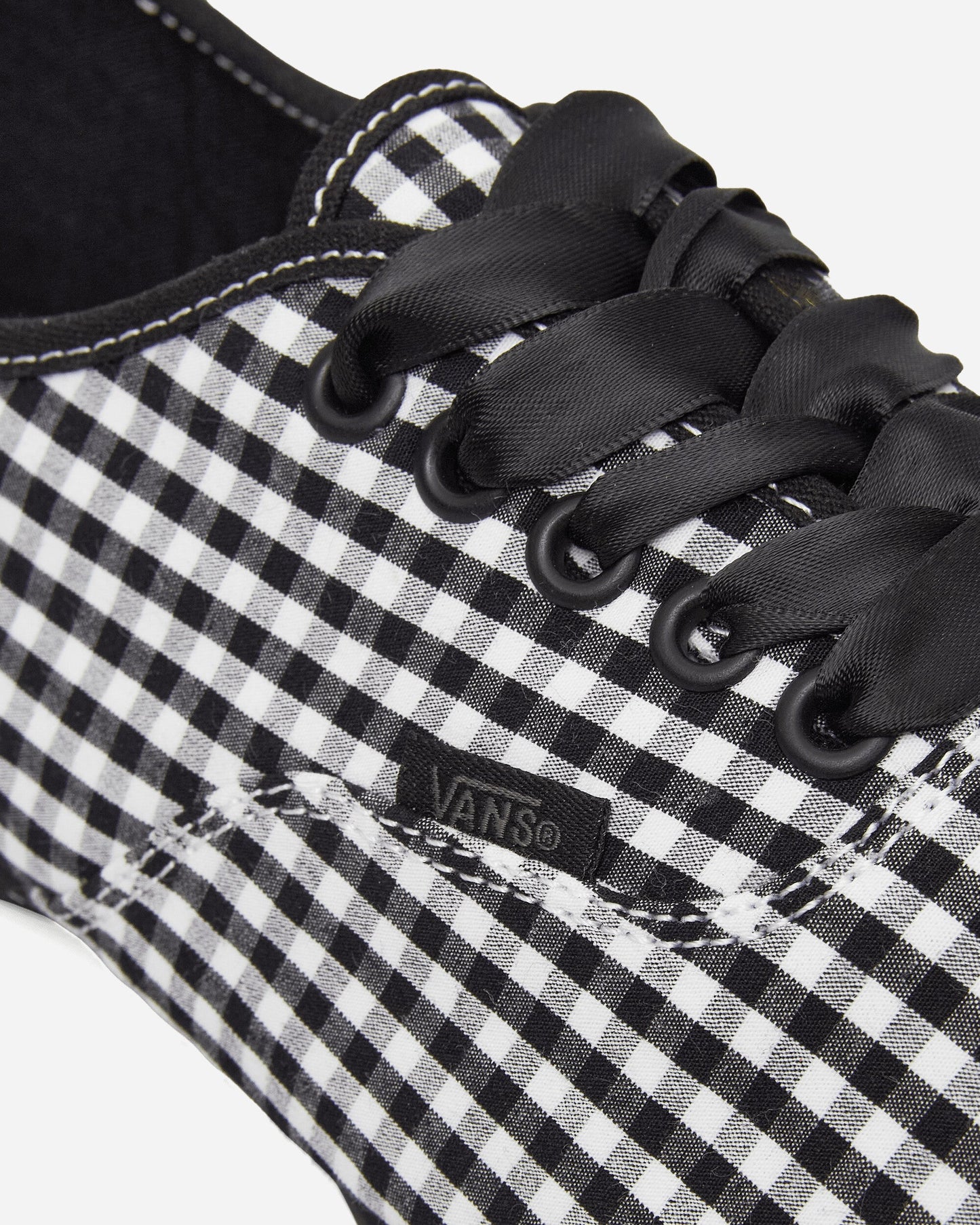Authentic Prima Gingham Sneakers Black