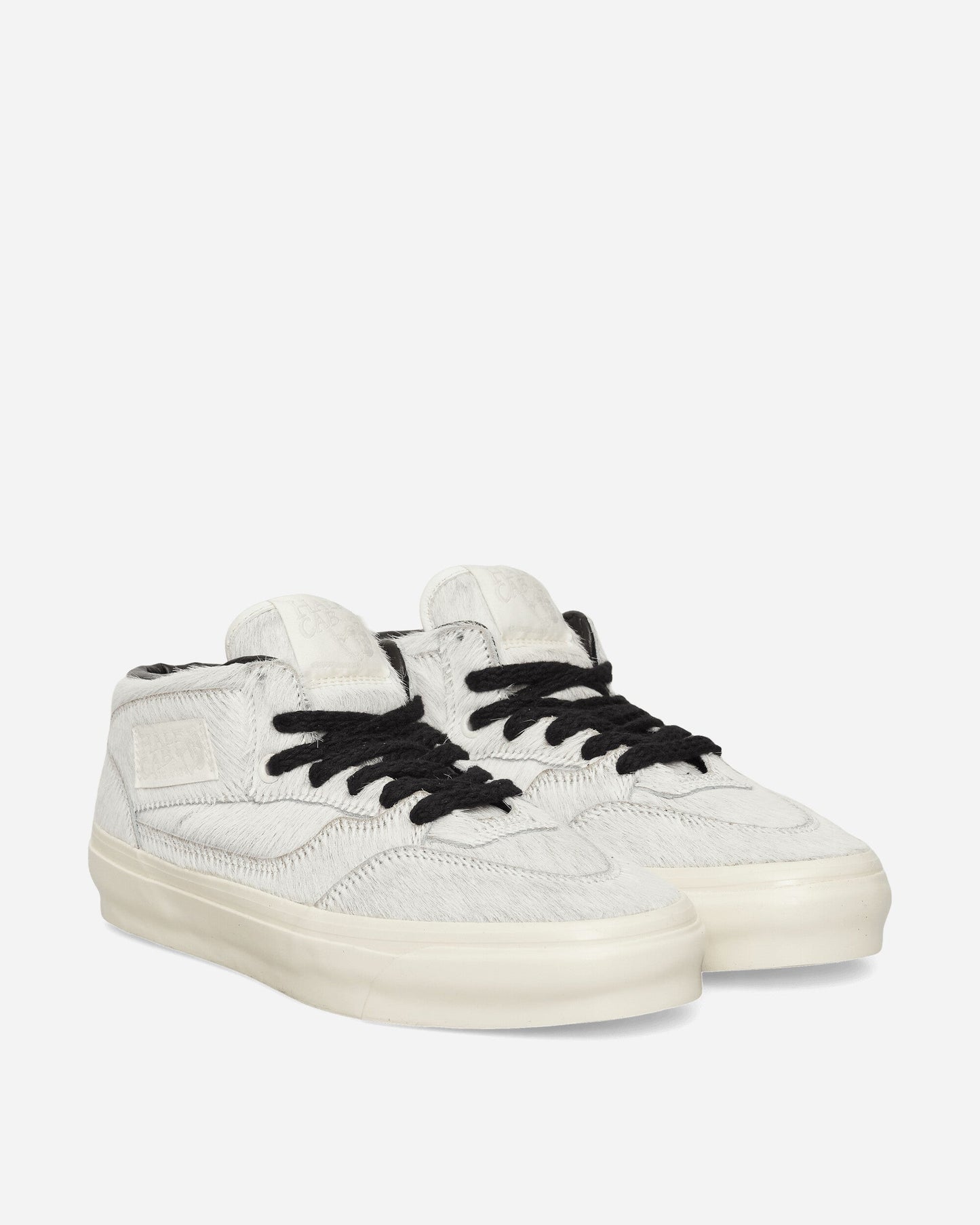 Life is Unfair Half Cab 33 LX Pony Hair Sneakers Marshmallow / Black