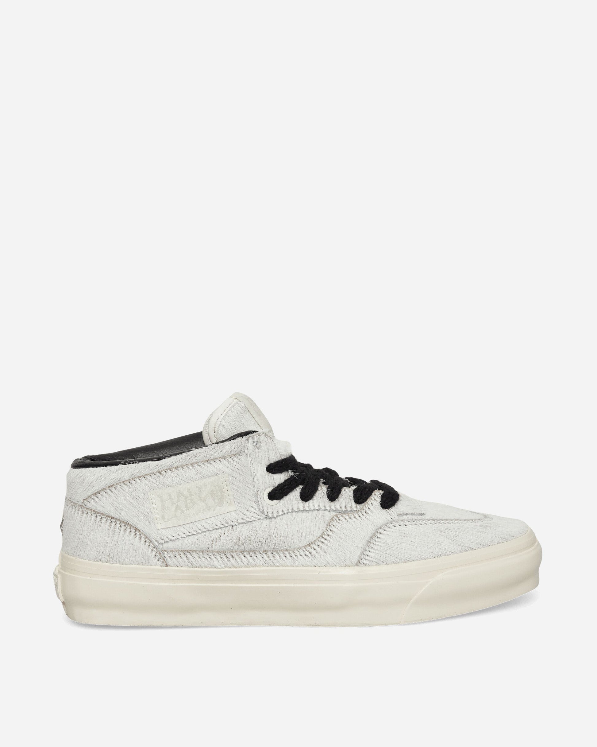 Life is Unfair Half Cab 33 LX Pony Hair Sneakers Marshmallow / Black