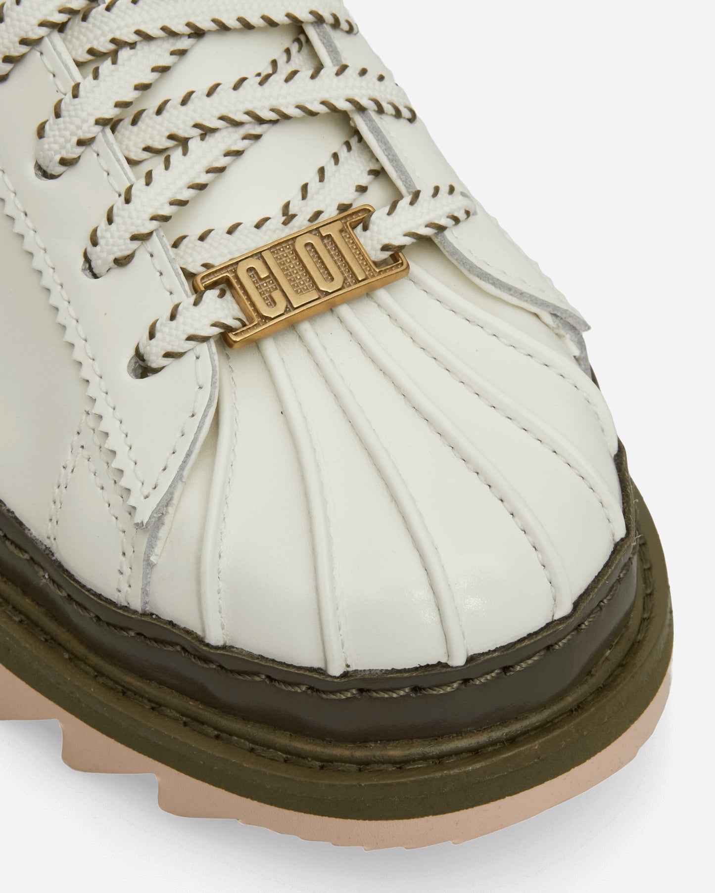 CLOT x BAPE Superstar by Edison Chen Sneakers Off White / Branch / Olive Cargo