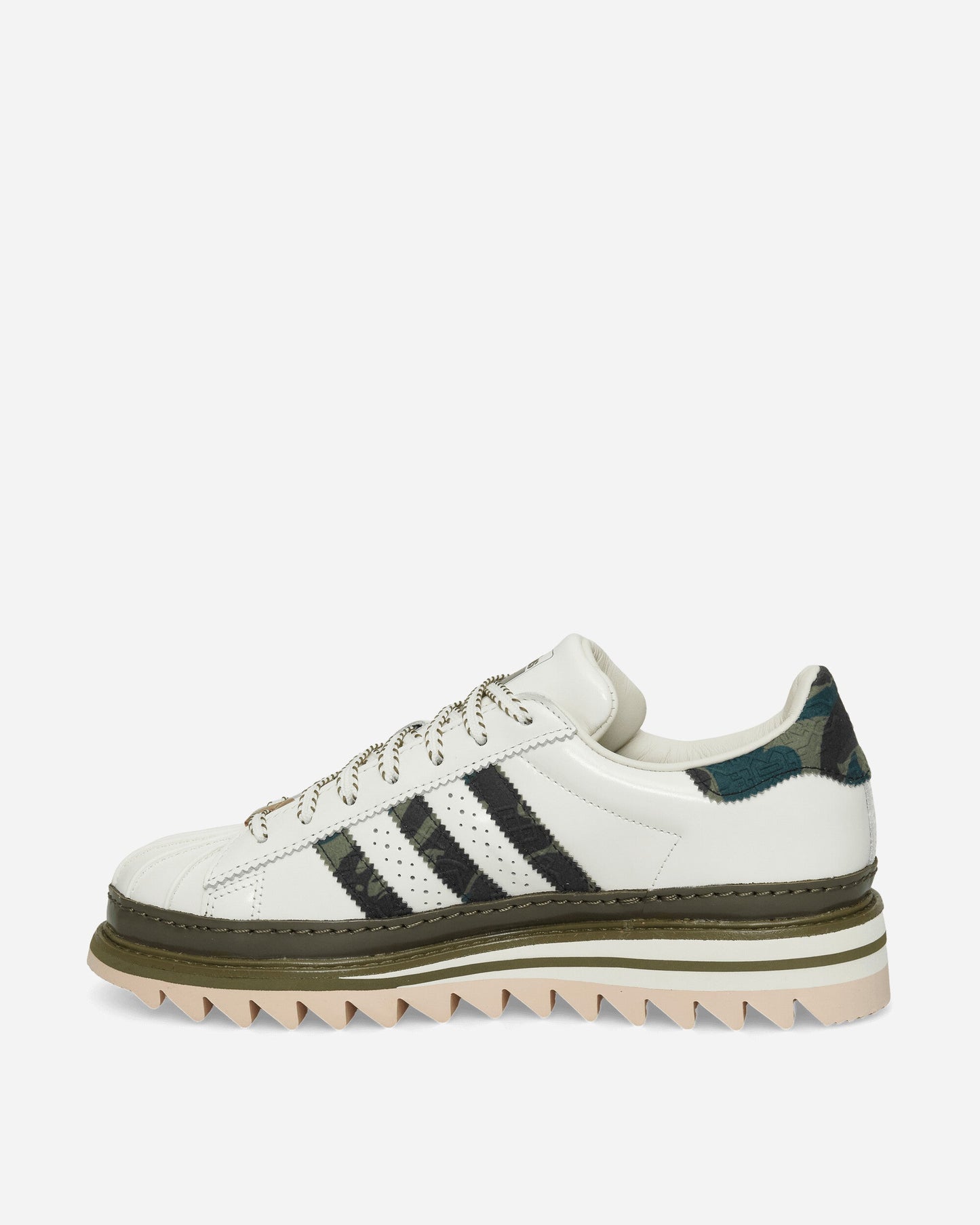 CLOT x BAPE Superstar by Edison Chen Sneakers Off White / Branch / Olive Cargo