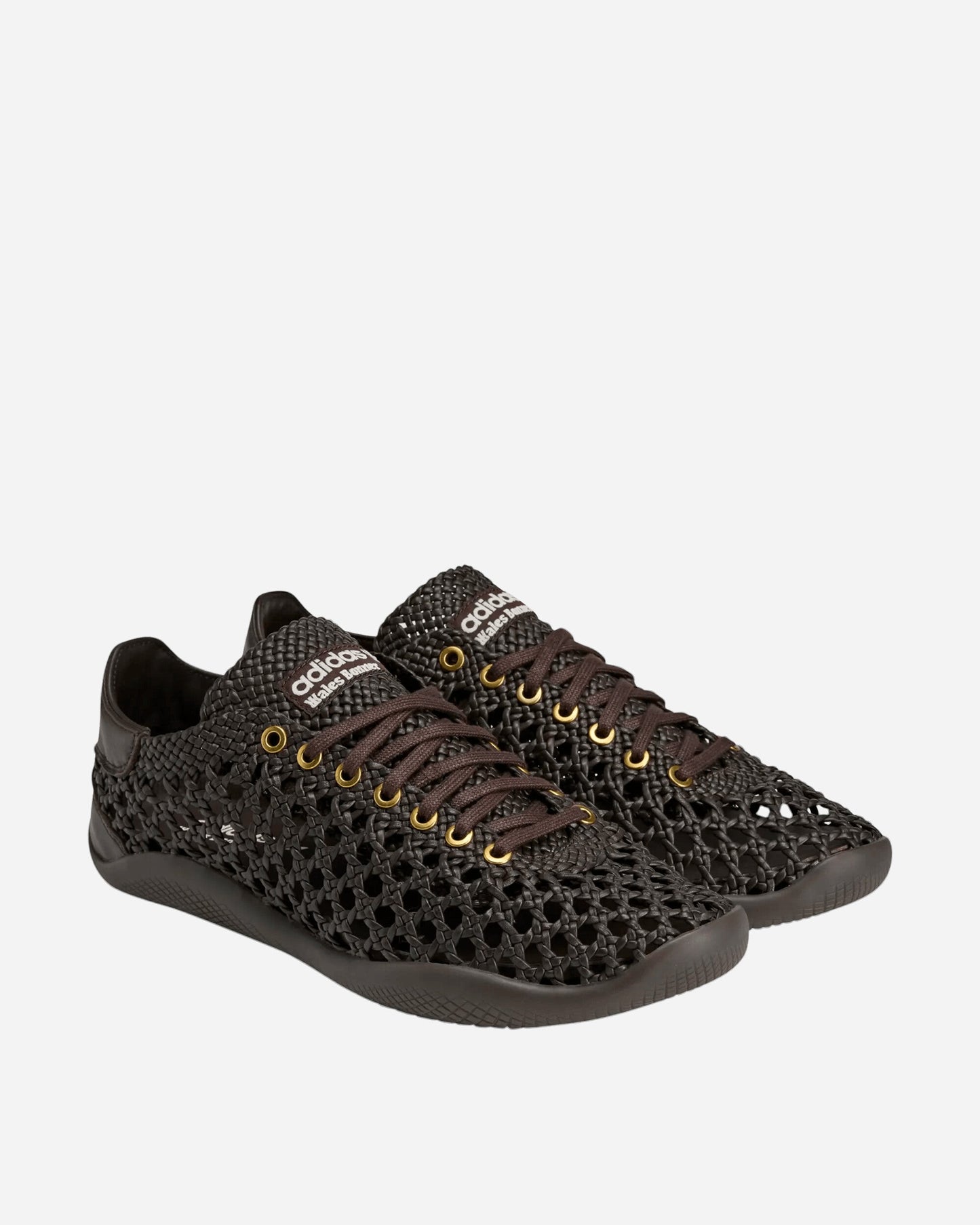 Wales Bonner Karintha Basketry Sneakers Dark Brown