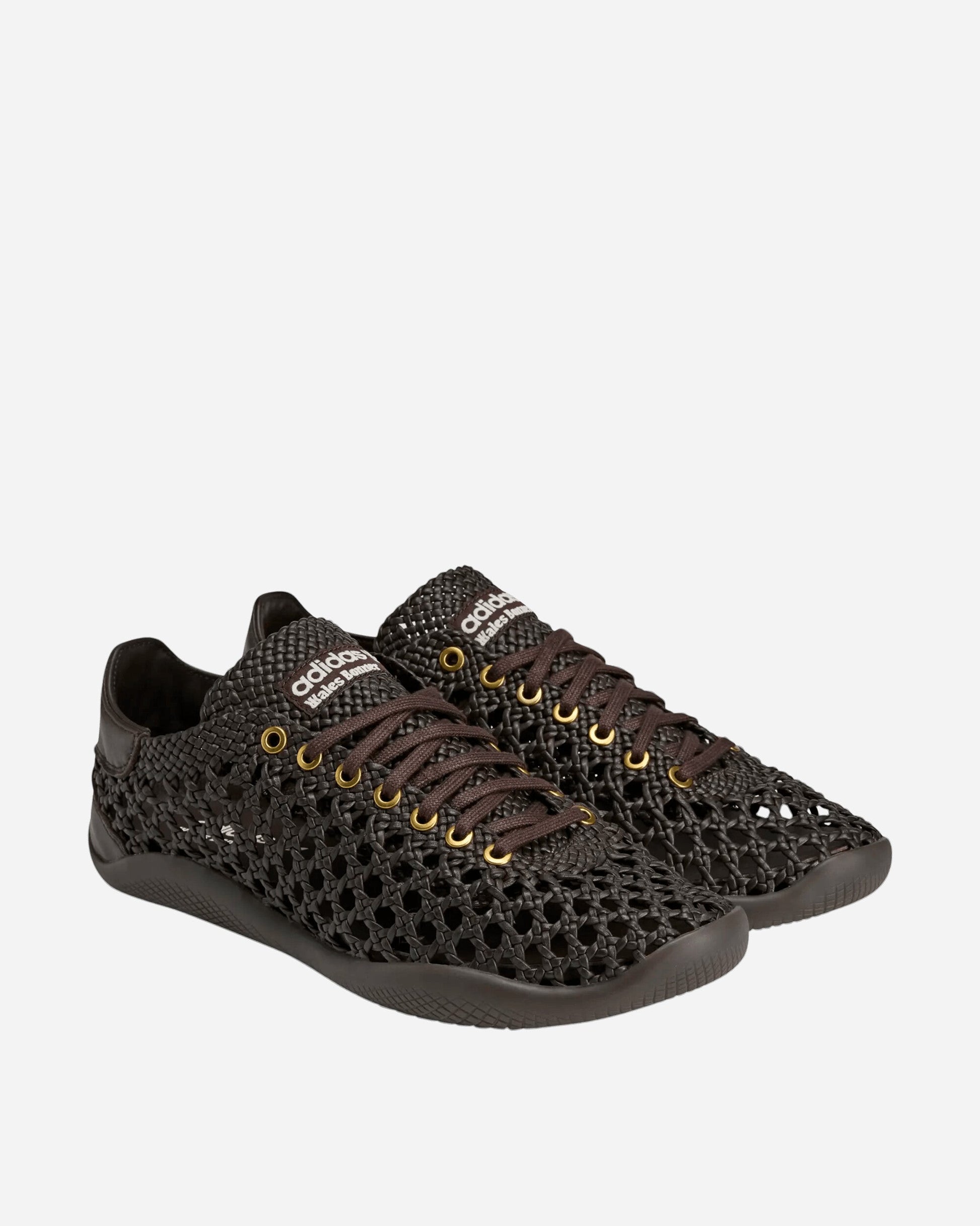 Wales Bonner Karintha Basketry Sneakers Dark Brown