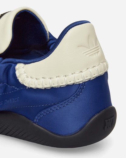 Wales Bonner Karintha Lo Satin Sneakers Blue / Cream White