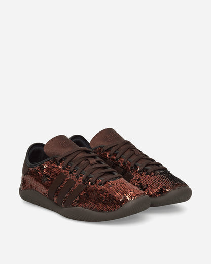 Wales Bonner Karintha Lo Sequin Sneakers Dark Brown / Core Black