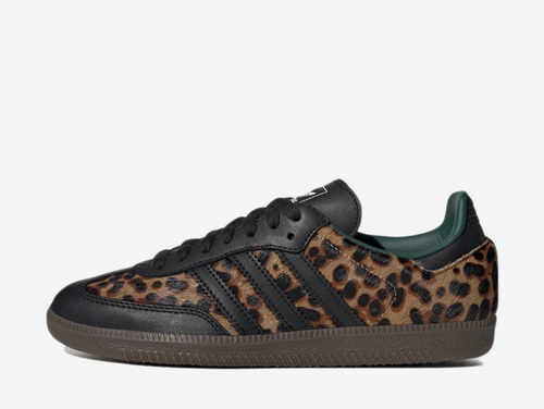 Adidas Samba OG Leopard Black Green (W)